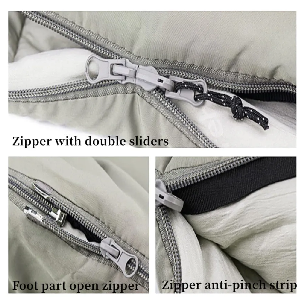 Спальний мішок Naturehike M400 (комф. -4°C; до. -18°C). Правий. Колір Олива 6