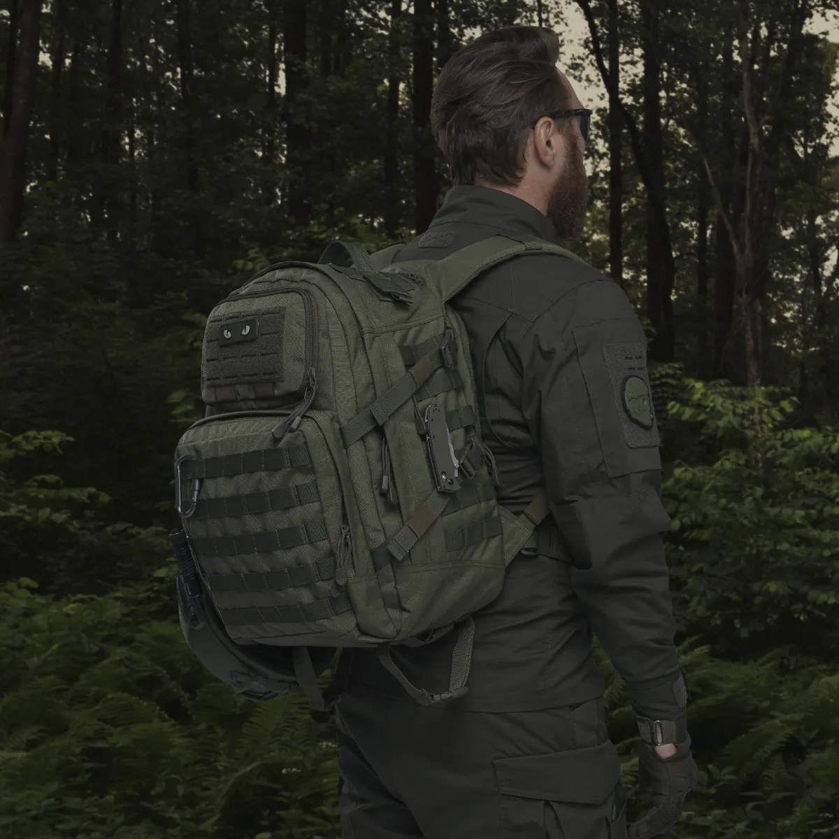 Тактичний рюкзак RANGER на 40 л. Олива. CORDURA 1000 2
