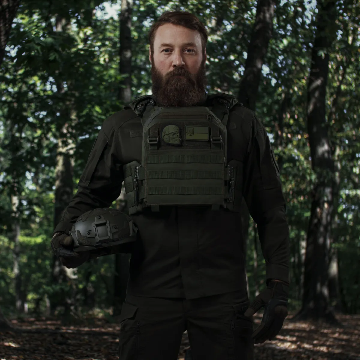 Передня панель на плитоноску PRO. Cordura 1000. Олива 6