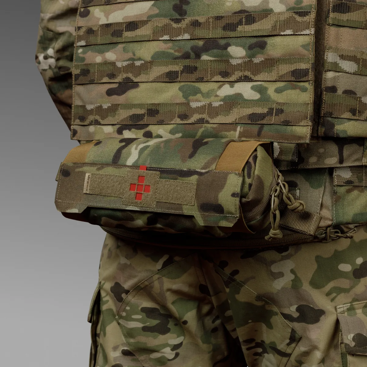 Аптечка тактическая горизонтальная Slim MP, влагостойкая. Мультикам 3