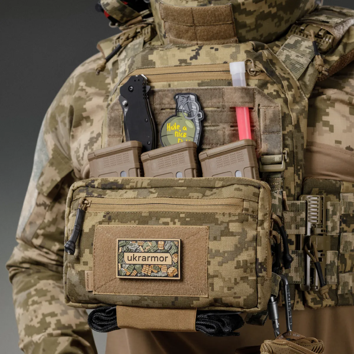 Підсумок MagPlus (AK/AR + Адмін) | Cordura 600D. Піксель (мм-14) 9