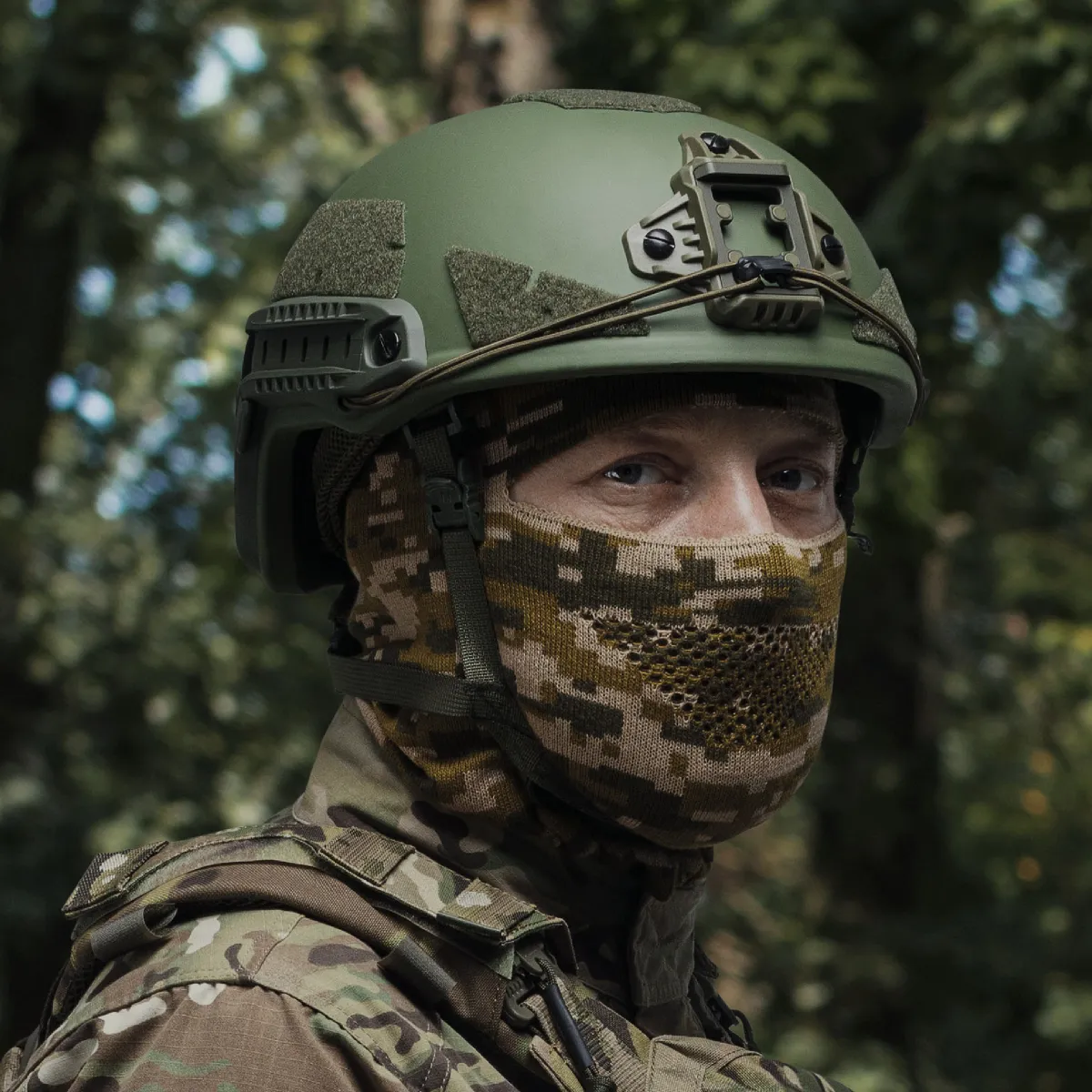 Балаклава тактична універсальна. Колір Піксель (мм-14). 5