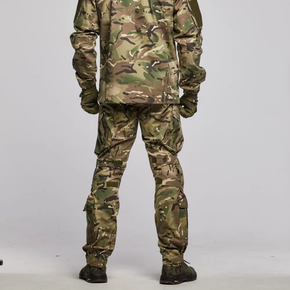 Військові штани ЗСУ з наколінниками. Армований Rip-Stop. Мультикам 4