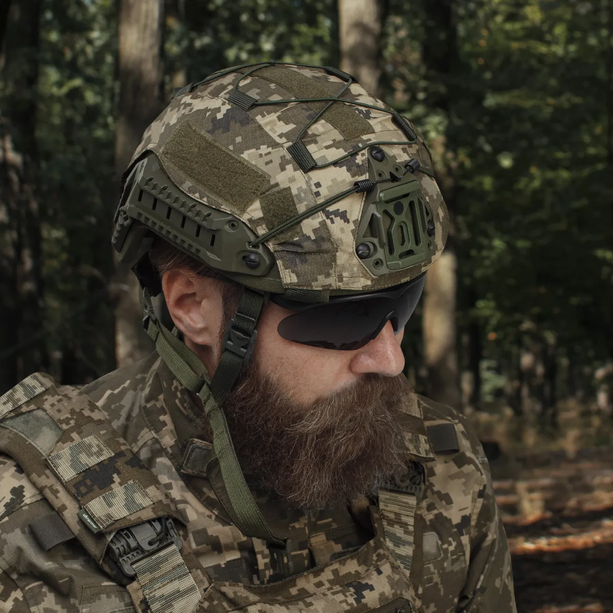 Маскувальний кавер для шолома Sestan-Busch (Хорватія). Піксель (мм-14). L 3