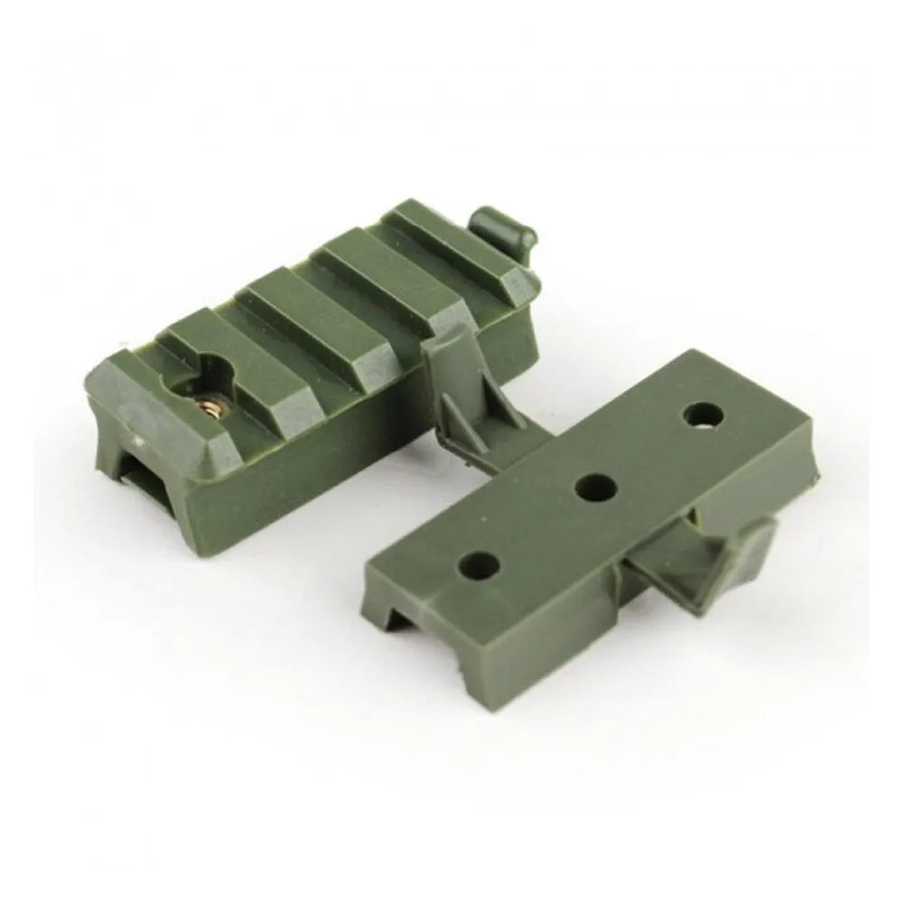 Комплект реек на шлем Fast\TOR-D, планки Picatinny и крепления Wing-Loc, Олива 11