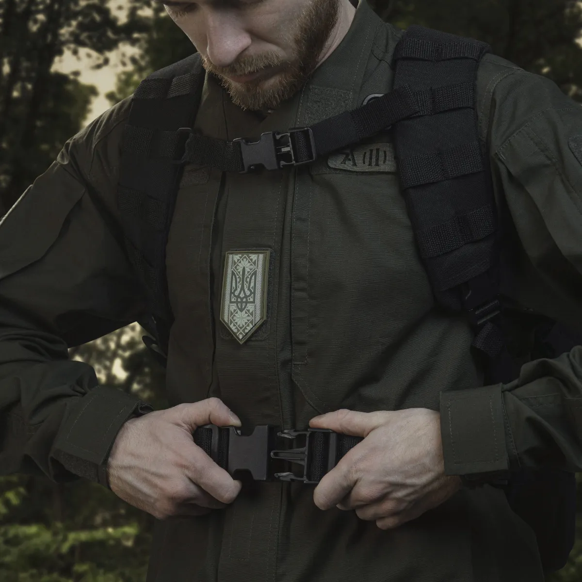 Тактичний рюкзак RANGER на 40л. Чорний. CORDURA 1000 6