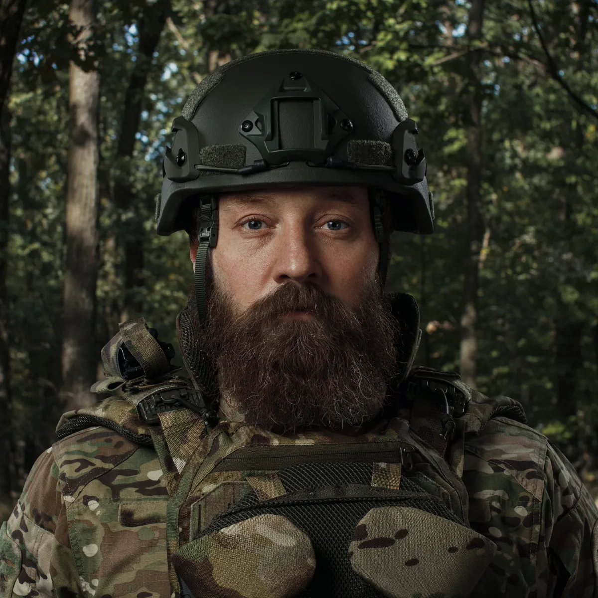 Кевларовий шолом Mich 2000 Team Wendy Олива. Рівень захисту NIJ IIIA 4