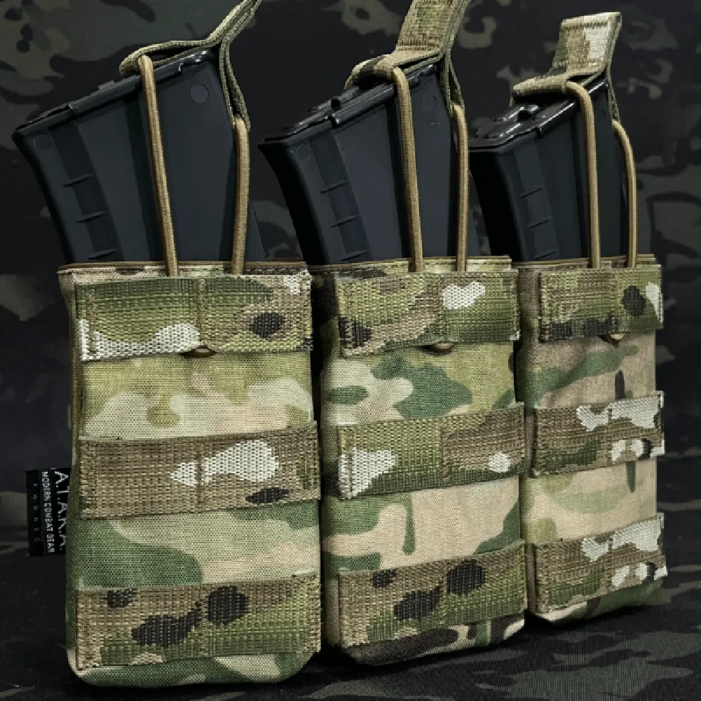 Тройной подсумок для магазинов АК-3 Gen.2. А.Т.А.А.К.А. Cordura 500D. Мультикам 5
