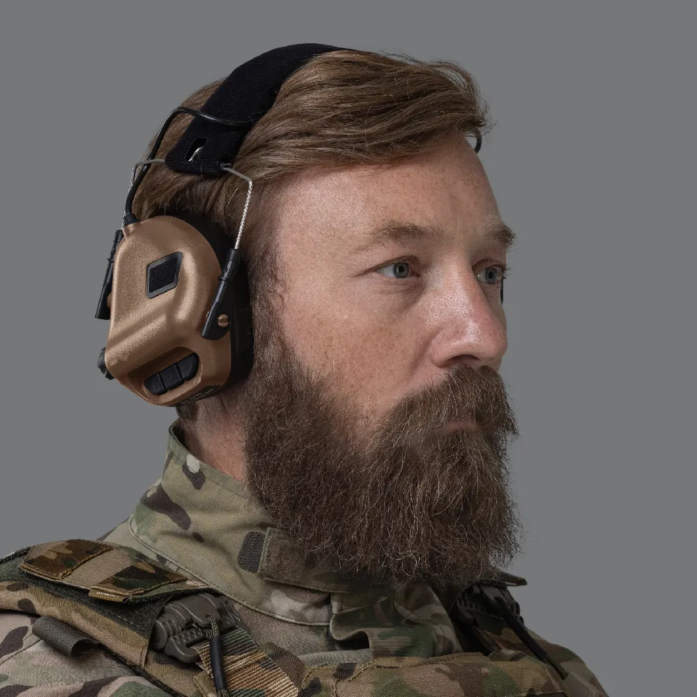 Активні навушники Earmor М31. Койот. Захист IPX-5, ударостійкі 2