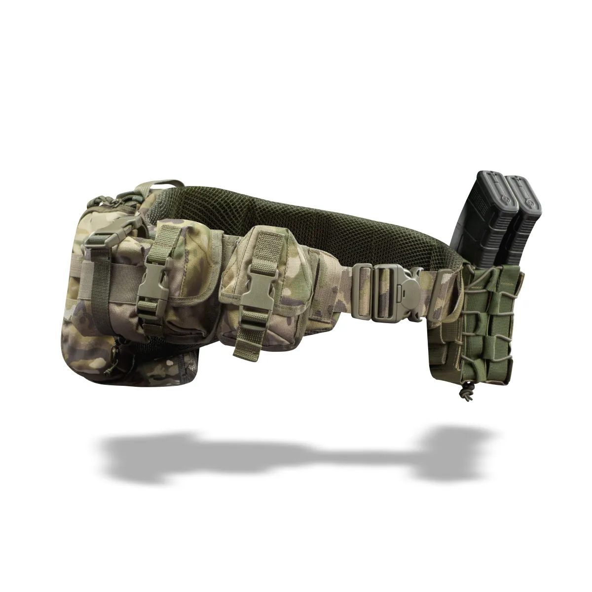 Комплект Modular Battle Belt S/M без баллистической защиты. Пояс с обвесами. Мультикам 2