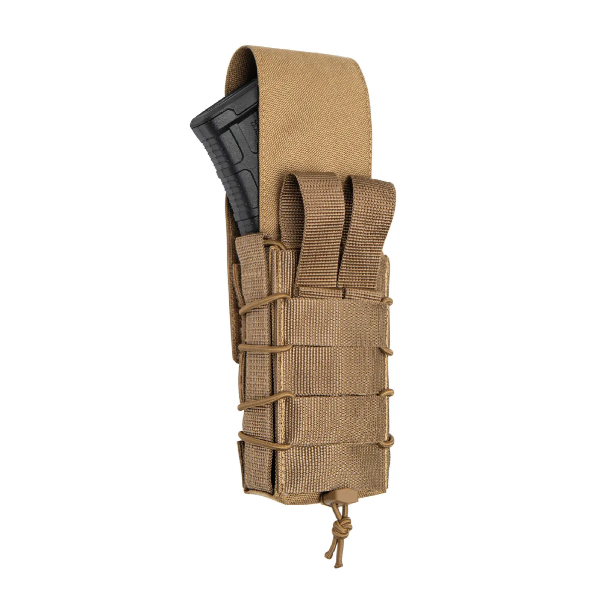 Одинарний закритий підсумок з клапаном під магазин АК/АR. Койот. 3