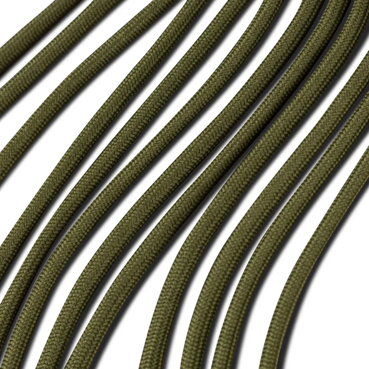 Шнурки для тактичного та трекінгового взуття, 160 см. Олива 2