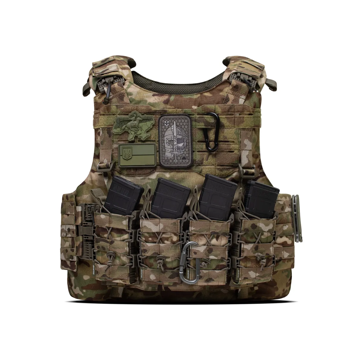 Бойовий бронежилет IBV-2 (Stanag 2920). Вага 4.3 кг. Збільшена площа захисту. Мультикам. L/XL 5