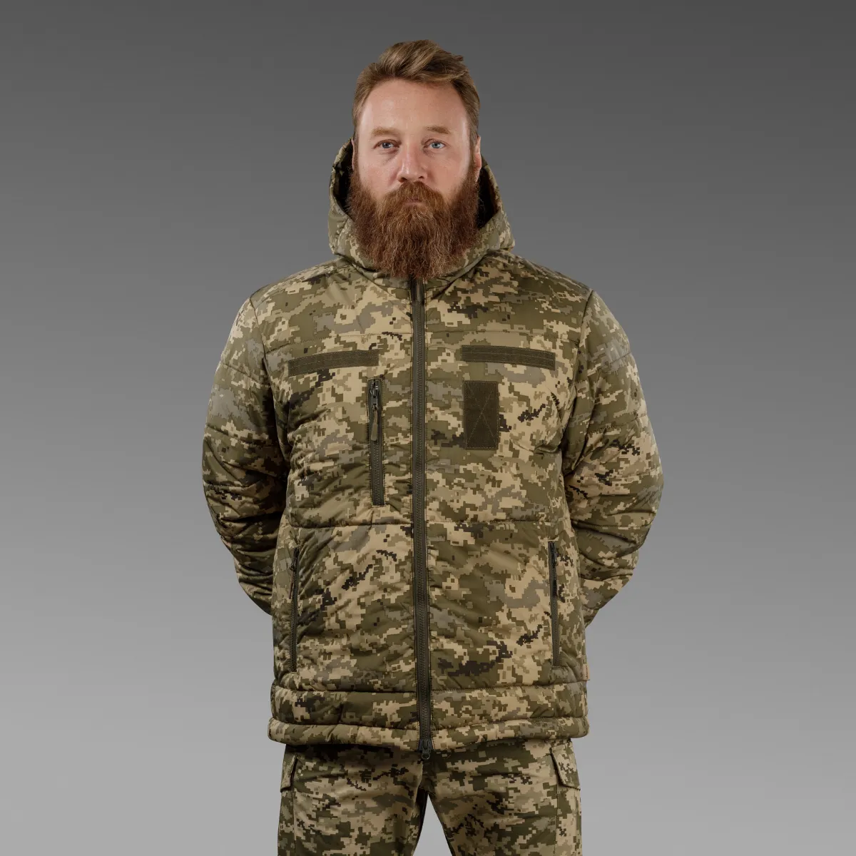 Куртка зимова North Wind (до -25°C). Утеплювач Termoloft. Піксель (мм-14) 2