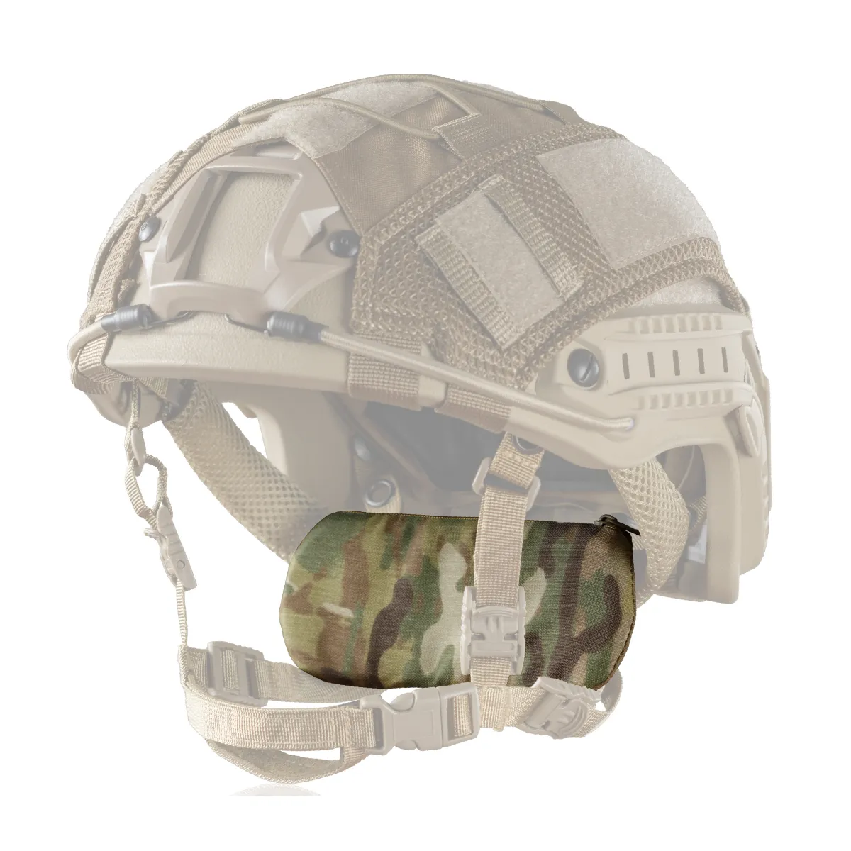 Балістичний захист потилиці (з кріпленням на шолом) 2-го класу захисту. Мультикам 4