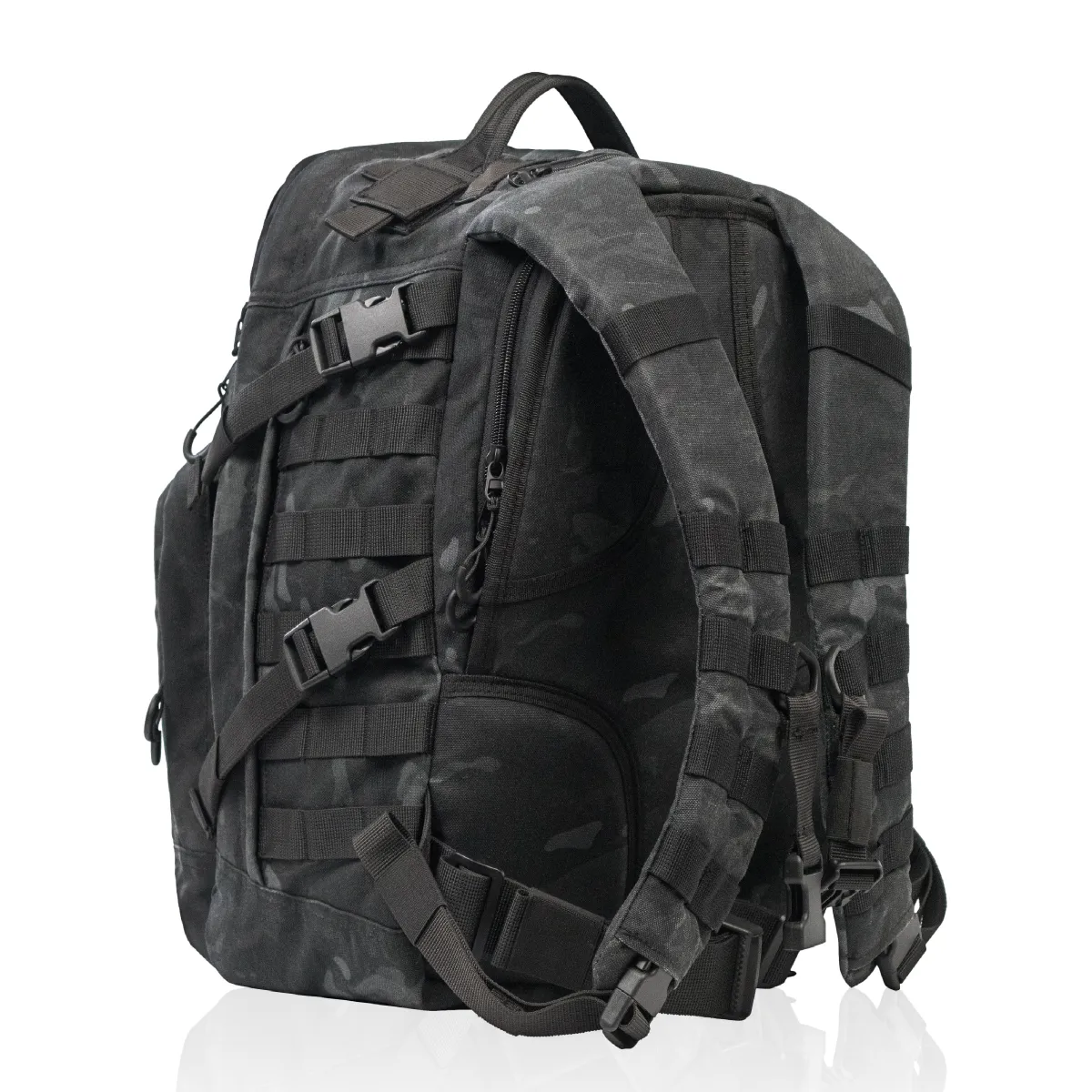 Тактичний рюкзак RANGER на 40 л. Мультикам чорний. CORDURA 1000 3