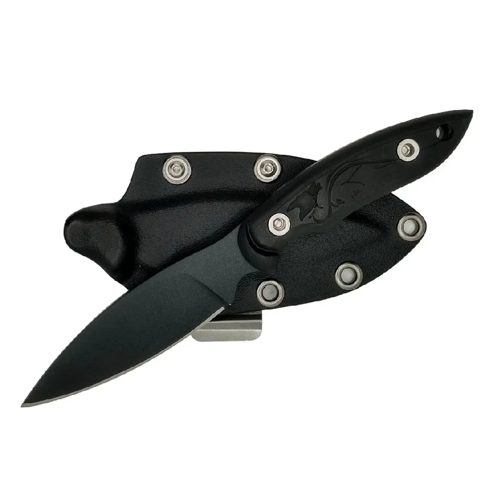 Міський ніж «Мавка» Blade Brothers Knives з чорним полімерним покриттям 3