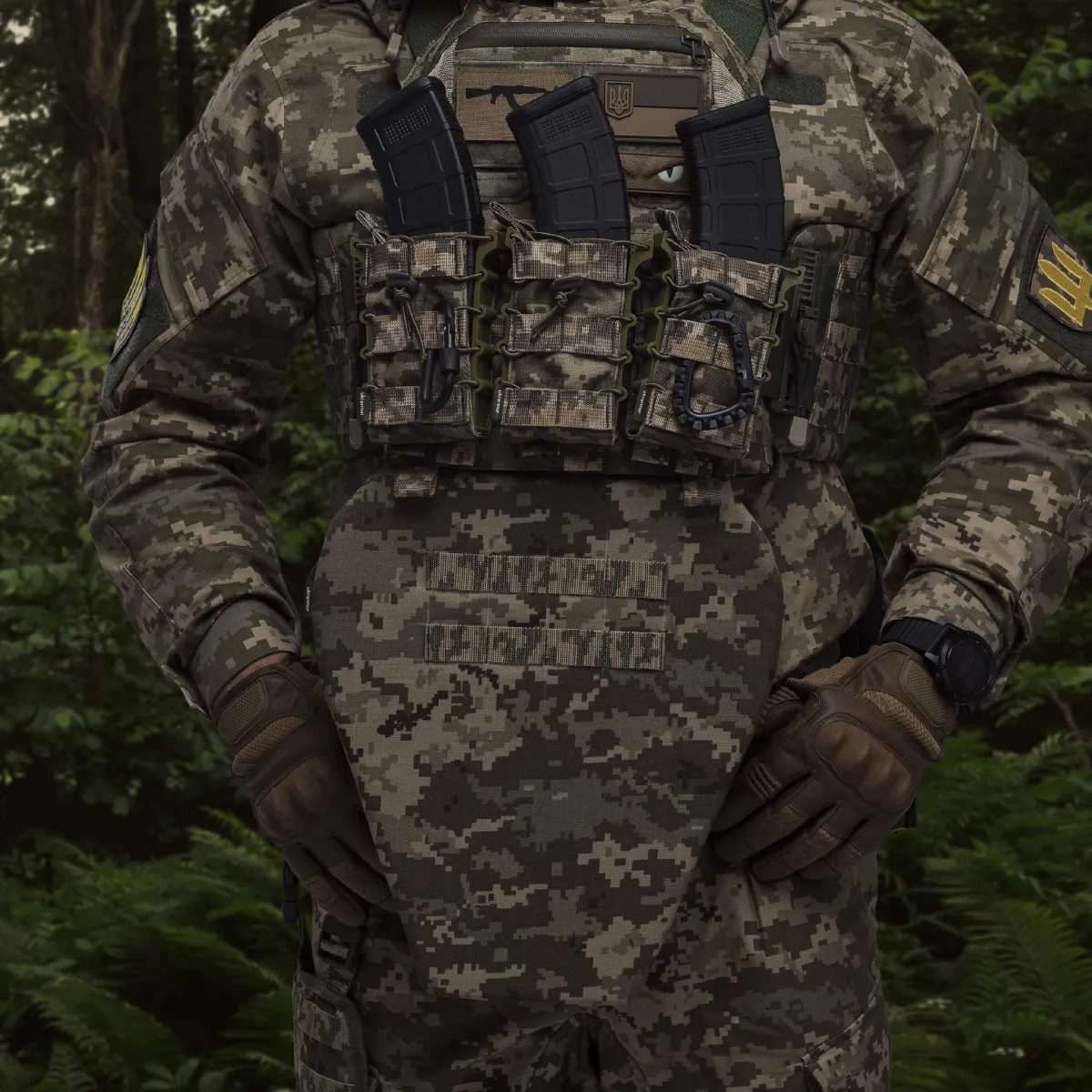 Протиуламковий фартух 2-го класу захисту (з балістичним пакетом). Розмір XL. Піксель (мм-14) 5