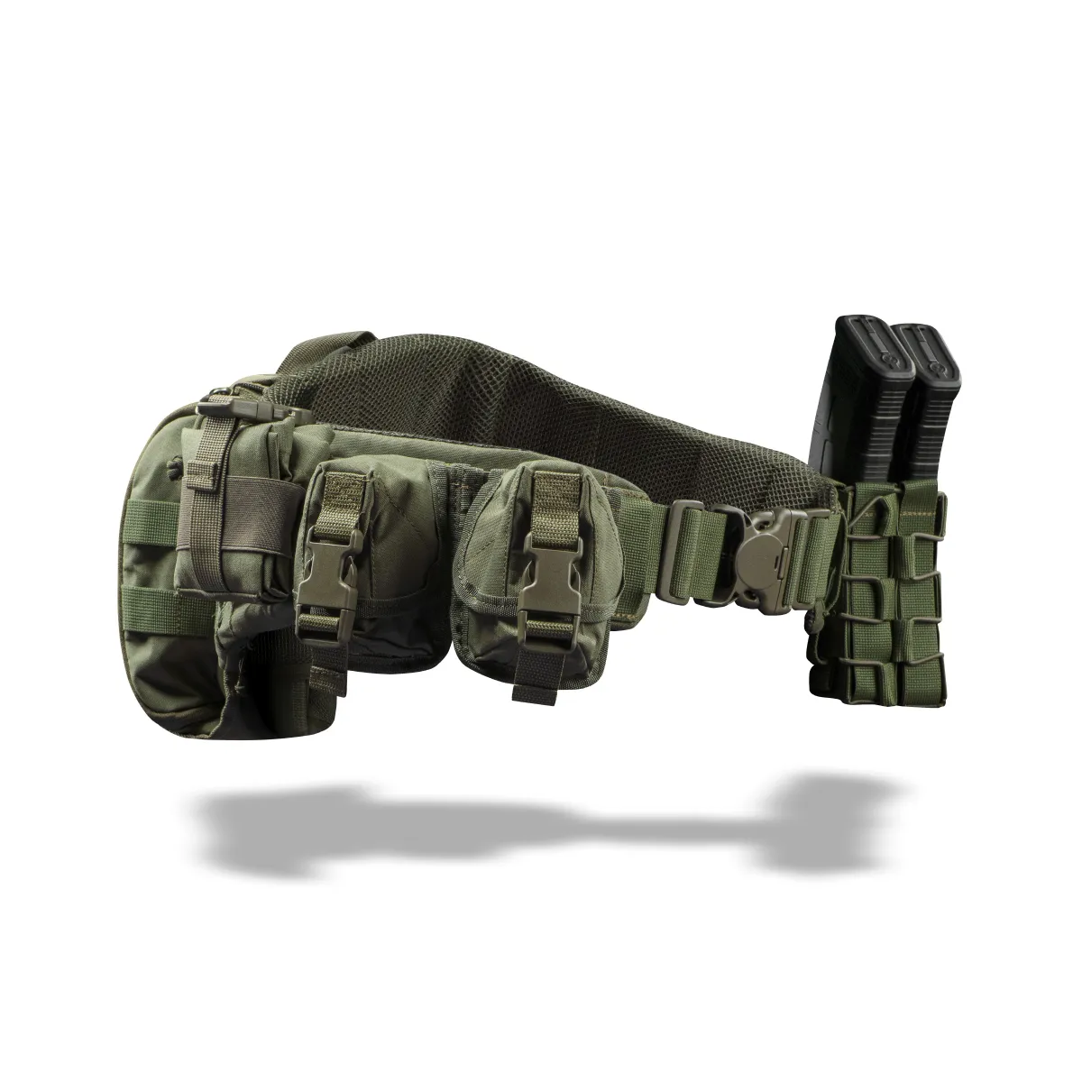 Комплект Modular Battle Belt L/XL без балістичного захисту. Пояс з обвісами. Олива 2