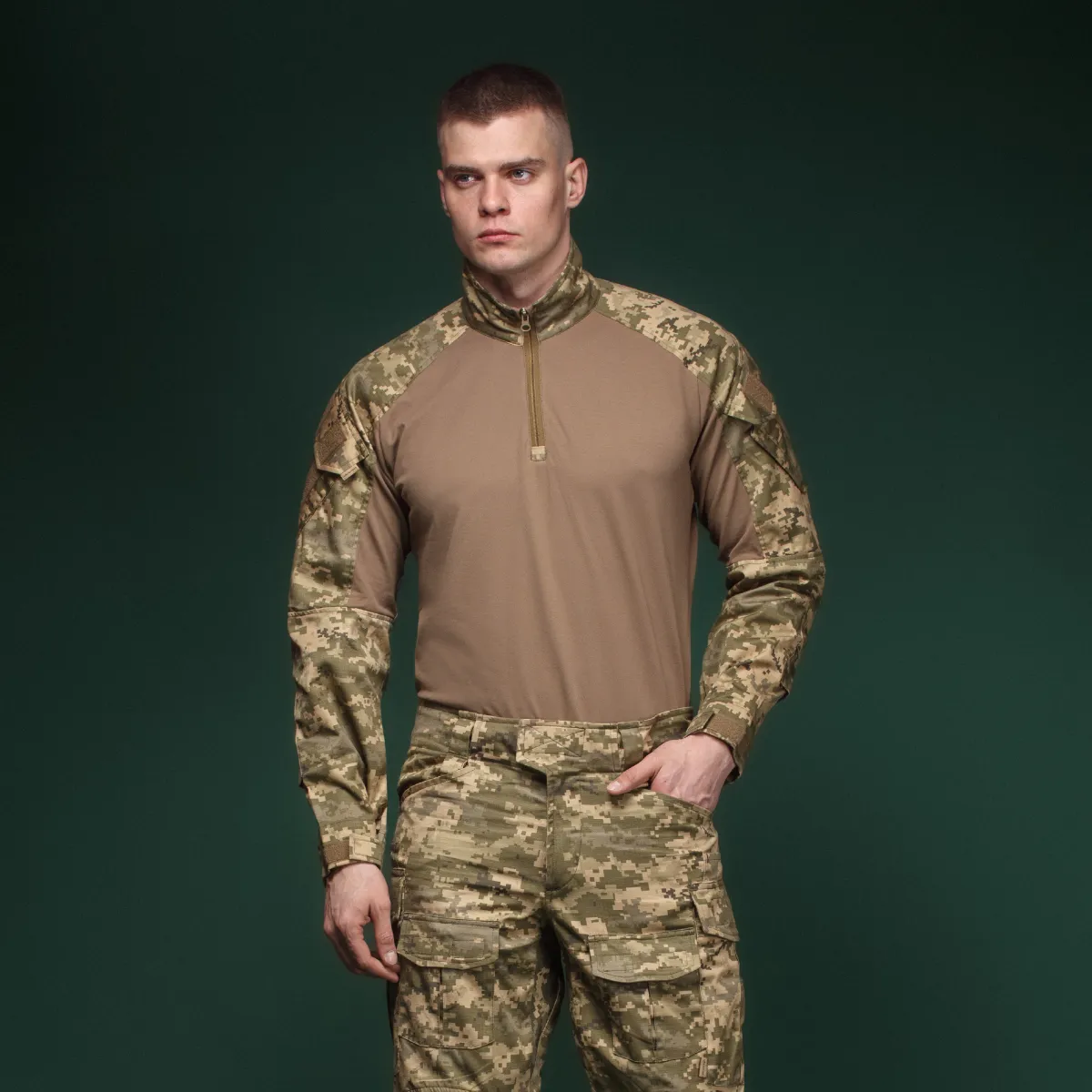 Бойова сорочка TAC-24 ACS Pixel (MM-14). Army Combat Shirt. Технологія Near-Infrared Reflectance 2