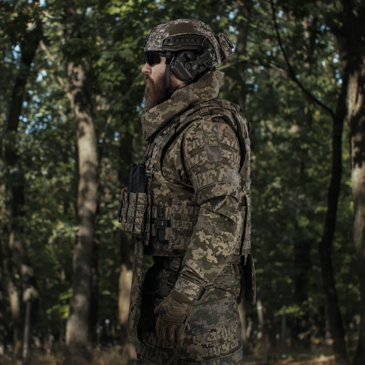 Балістичний захист шиї Gen 2 (та верхньої частини спини) 1-го класу. Піксель (мм-14) 8