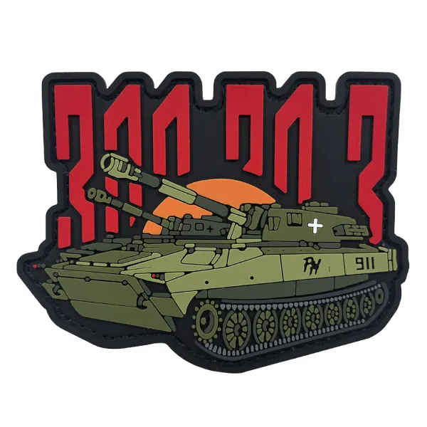 Патч (шеврон) «2С1 300 30 3» від Patch hunter. М’який ПВХ пластик