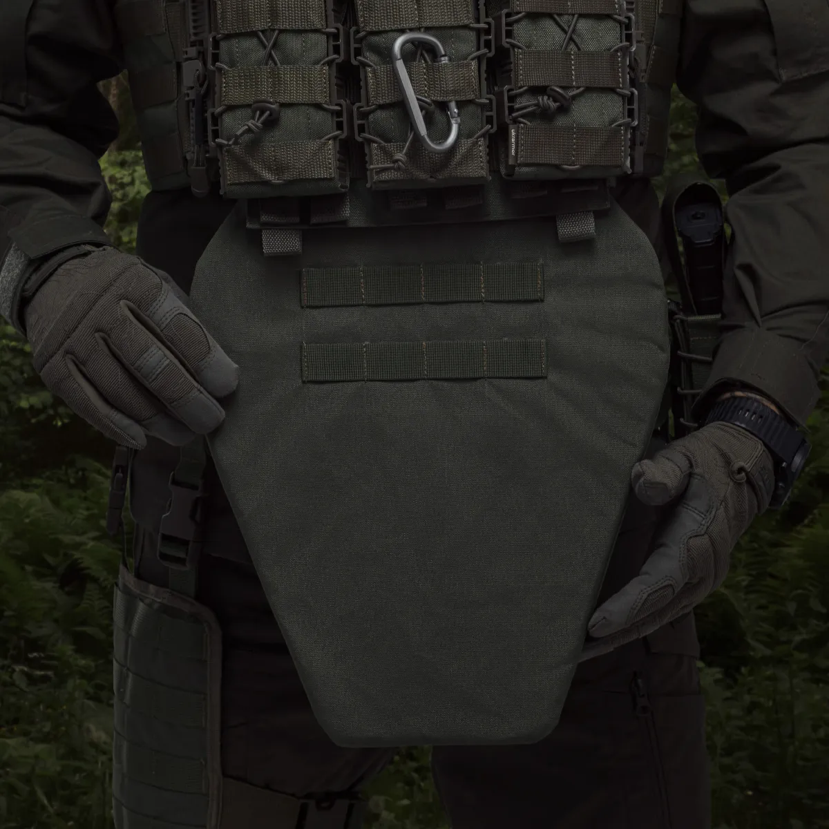 Протиуламковий фартух 2-го класу захисту (з балістичним пакетом). Розмір XL. Олива 5