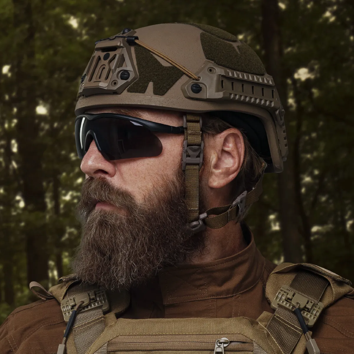 Баллистический шлем Sestan-Busch Helmet BK-ACH-HC койот. Размер L 11