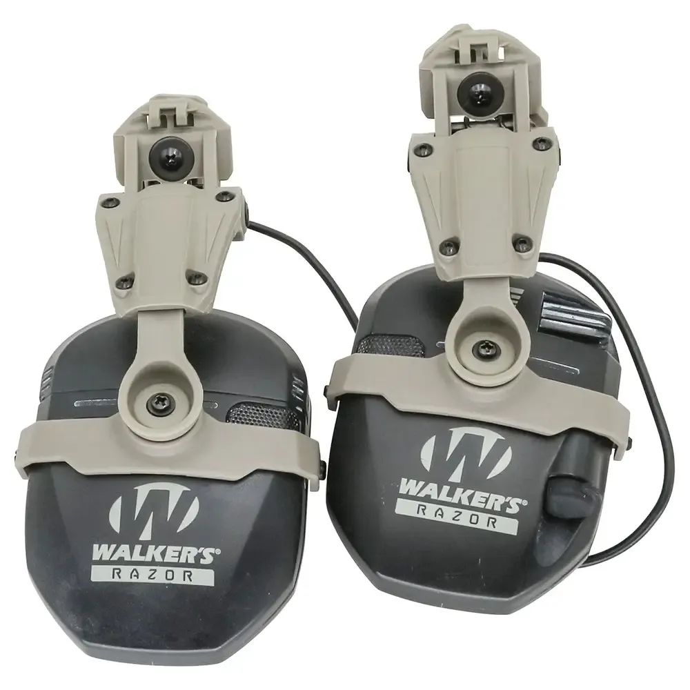 Кріплення адаптер для навушників Walker’s на шолом (Чебурашка). TAN / Койот 2