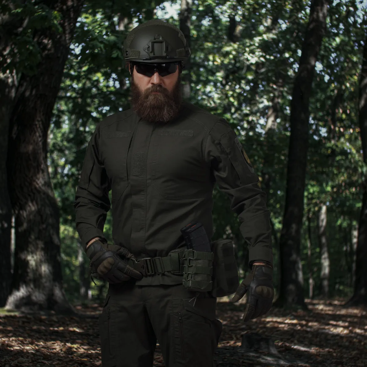 Комплект Modular Battle Belt L/XL 1-го класу захисту. Тактичний пояс з обвісами. Олива 7