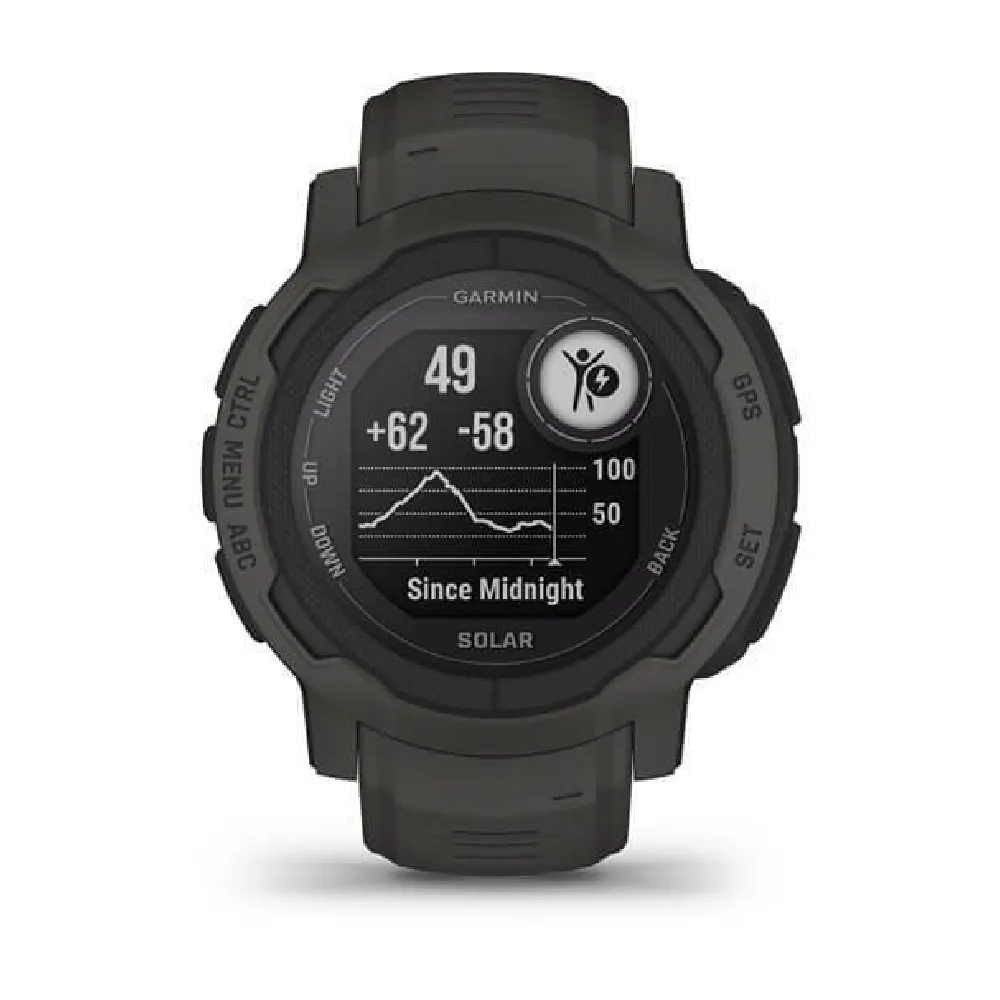 Годинник-навігатор тактичний Garmin Instinct 2 Solar Tactical Edition (США). Graphite 4