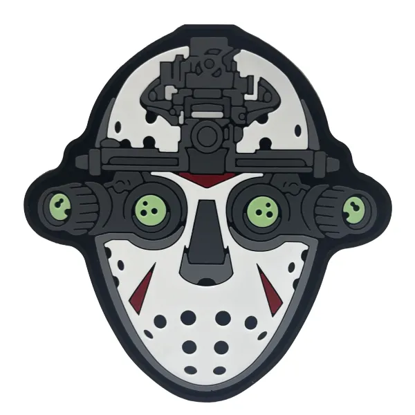 Патч (шеврон) «Маска Джейсона Вурхиза» від А.Т.А.К.А. М’який ПВХ пластик