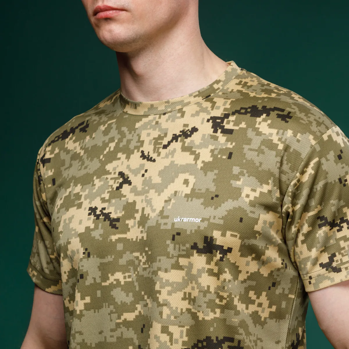 Футболка сітчаста AIR Coolmax. Легка та добре відводить вологу. Піксель (мм-14) 3