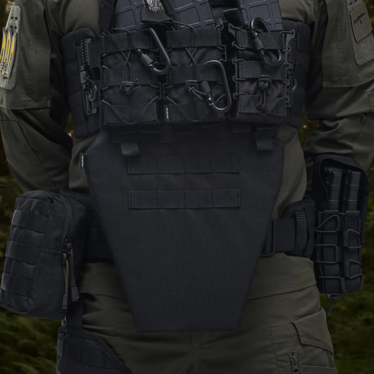 Протиуламковий фартух 1-го класу захисту (з балістичним пакетом). Розмір L. Чорний 3