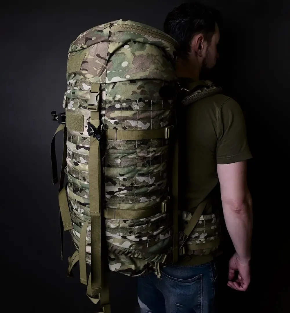 Рюкзак Tasmanian Tiger Base Pack на 52 л (з розширенням до 65 л). Мультикам 6