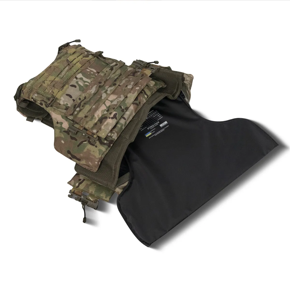 Бойовий бронежилет IBV-1. Вага 3.6 кг. Збільшена площа захисту. Мультикам. L/XL 13