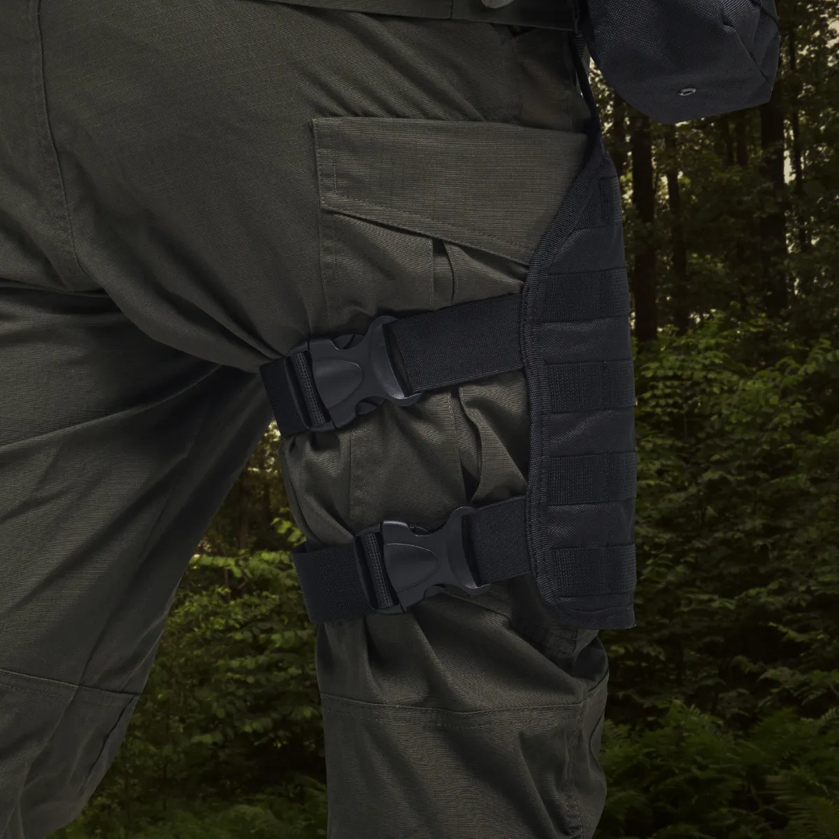 Платформа на стегно (L/XL). Cordura 1000. Кріплення Molle. Чорна 4