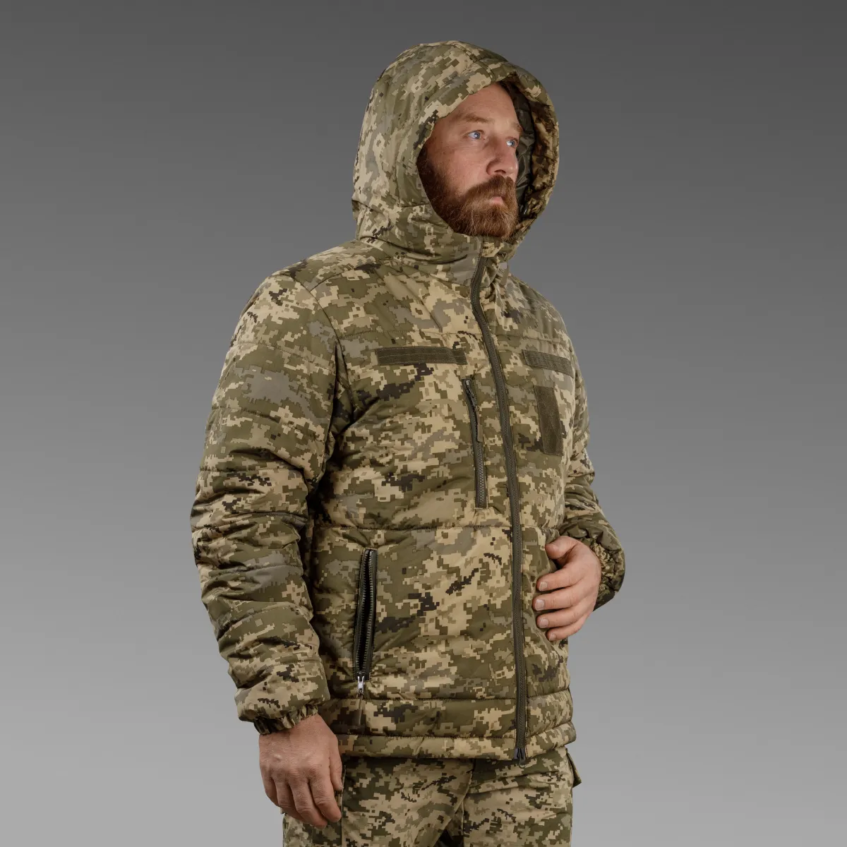 Куртка зимова North Wind (до -25°C). Утеплювач Termoloft. Піксель (мм-14) 9