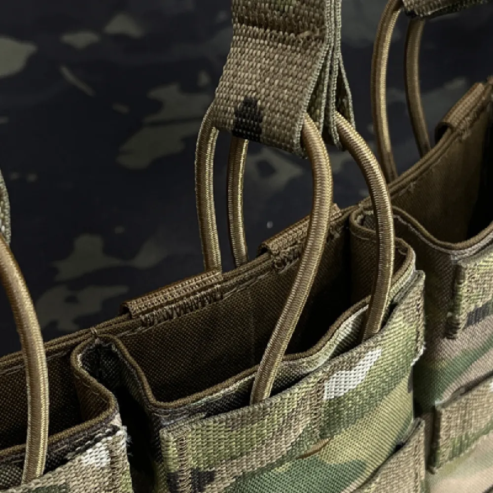 Тройной подсумок для магазинов АК-3 Gen.2. А.Т.А.А.К.А. Cordura 500D. Мультикам 4