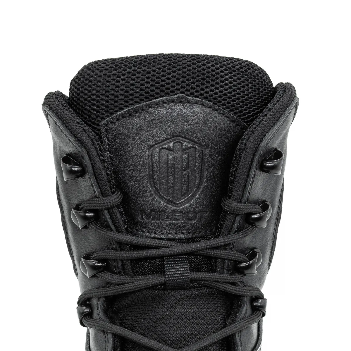 Тактичне взуття Milbot Conquest з мембраною Gore-Tex®. Натуральна шкіра. Чорні 3