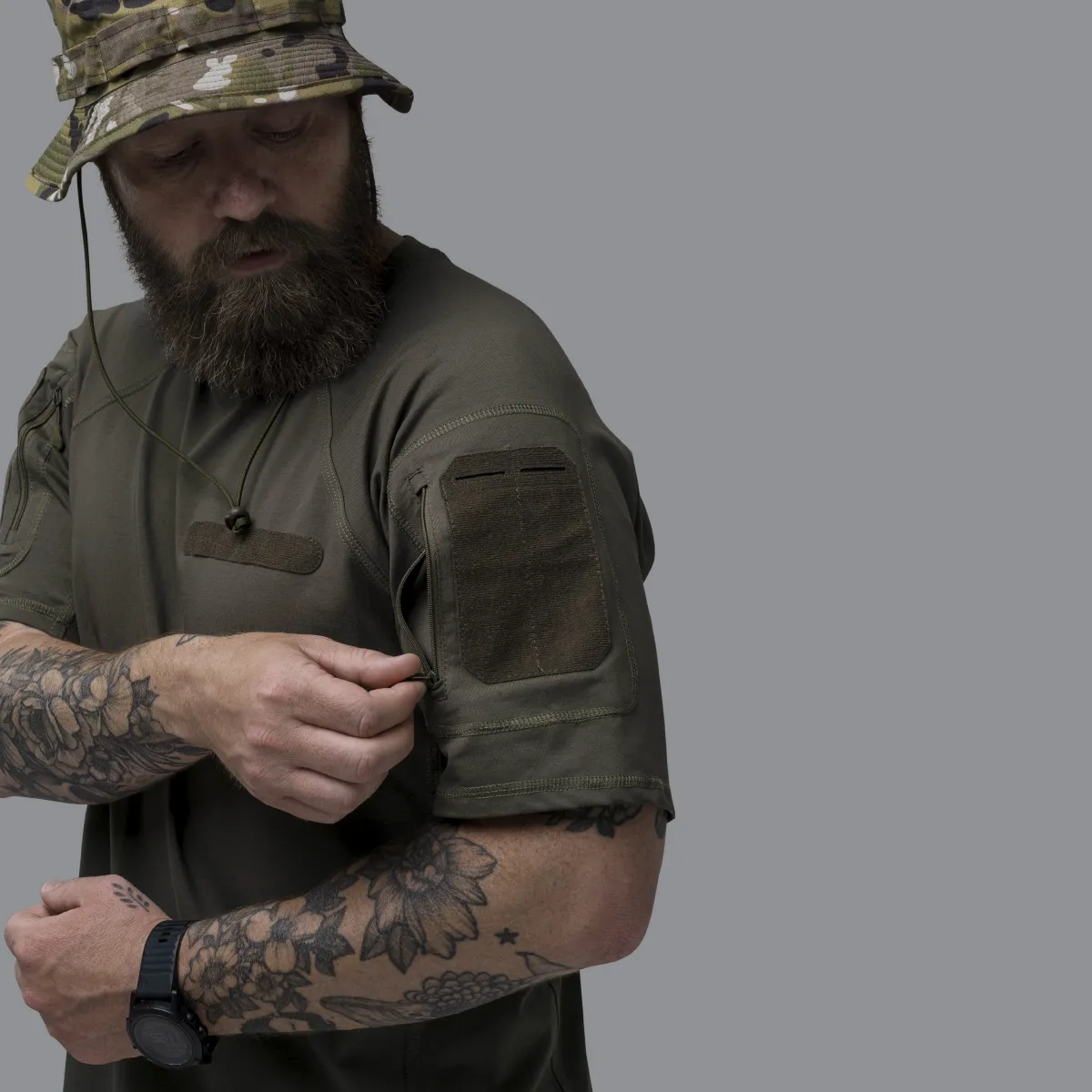 Тактическая футболка Gen. II Warrior's shirt. Oversize, кулирная гладь 3