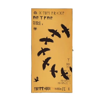 Рушник мікрофібровий Peresvit Sports Towel, 60х120 см. Valhalla Dream Yellow Black