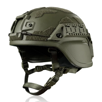 Кевларовий шолом ARCH Helmet (ECH) MICH зі збільшеною площею захисту. Олива