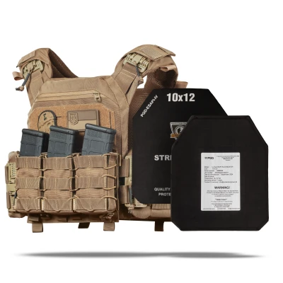 Бронежилет 4 уровня NIJ (PRO). Вес 6.4 кг. Керамические плиты PGD U-line ESAPI 2.95 кг. Койот