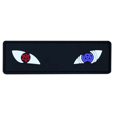Патч (шеврон) «Uchiha Eyes» від А.Т.А.К.А. М’який ПВХ пластик