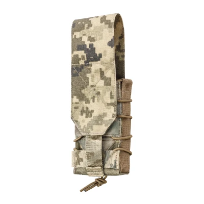 Одинарний закритий підсумок з клапаном під магазин АК/АR. Піксель (мм-14).