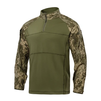 Тактична сорочка UBACS ЗСУ. Основа Coolmax, рукава Rip-Stop. Піксель