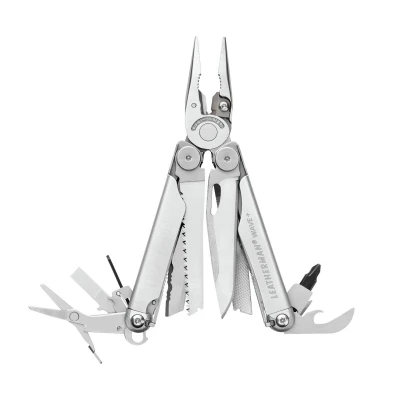 Мультитул Leatherman® (США) Wawe Plus на 17 інструментів з нержавіючої сталі, нейлоновий чохол.