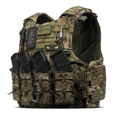Бойовий бронежилет IBV-2 (Stanag 2920). Вага 4.3 кг. Збільшена площа захисту. Мультикам. L/XL
