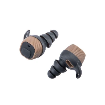 Активні захисні беруші Earmor M20 Electronic Earbuds, бездротові, на 2 режими роботи. Койот